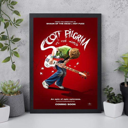 Scott Pilgrim Vs. The World Movie Poster, Room Decor