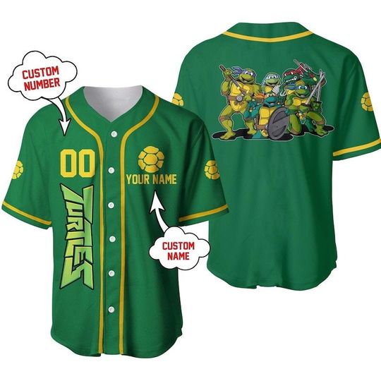 Custom Name & Number Teenage Mutant Ninja Turtles Mutant