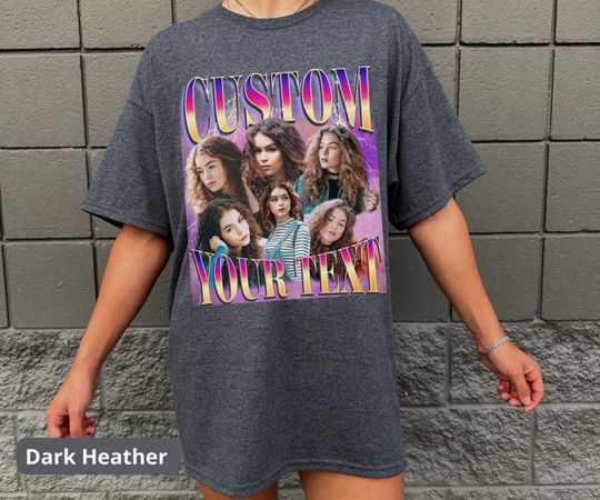 Custom Twice Text Vintage 90s Graphic Bootleg Rap Tee