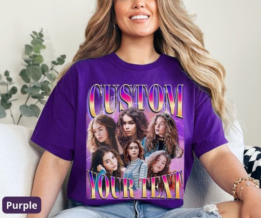 Custom Twice Text Vintage 90s Graphic Bootleg Rap Tee