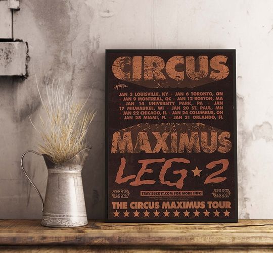 The Circus Maximus Tour 2024 Poster, 2024 Poster