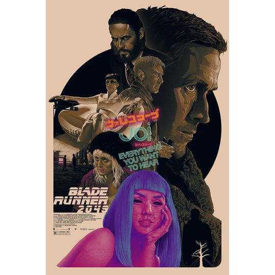 Blade Runner 2049 Poster, Movie Poster, Movie Print Wall Art