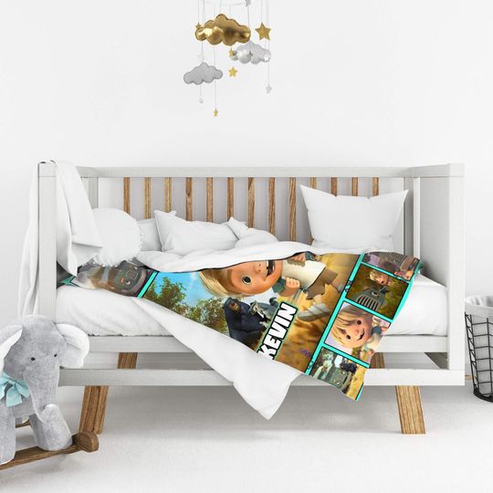 Personalized Trash Truck Blanket, Trash Truck Fleece Blanket