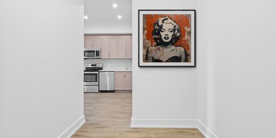 Marilyn Monroe Pop Art Poster, Fashion Print