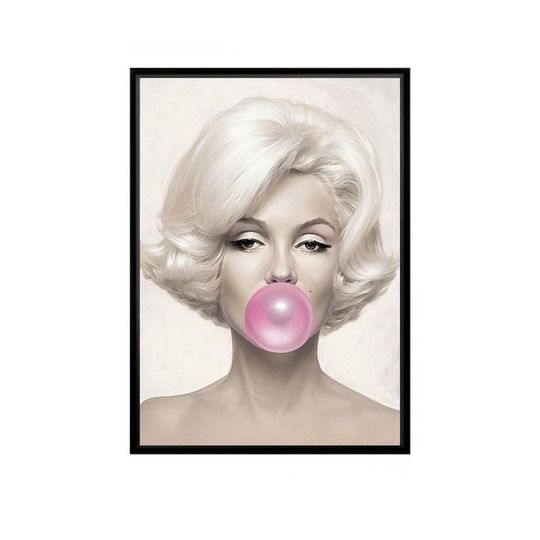 Marilyn Monroe Poster, Vintage Photography