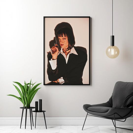 Uma Thurman Pulp Fiction (1994) Classic Movie Poster