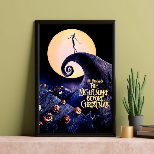 The Nightmare Before Christmas (1993) Classic Movie Poster