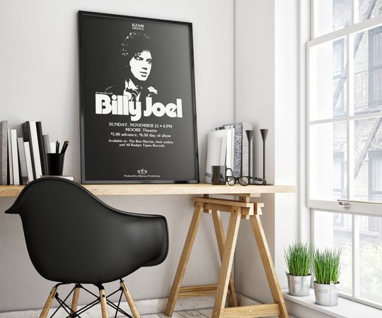 Billy Joel Poster, Musician Gift, Classic Rock Decor