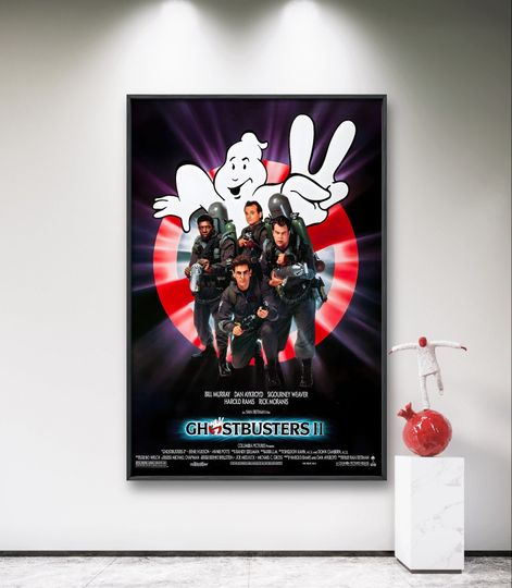 Ghostbusters Print, Ghostbusters Poster, 1989 American Poster