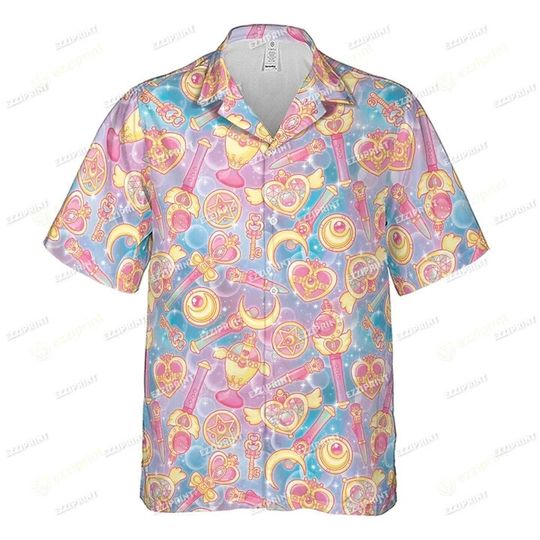 MAGICAL GIRLS SAILOR MOON HAWAIIAN SHIRT
