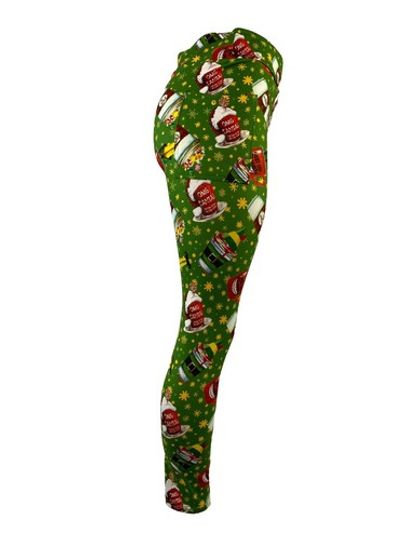 Buddy The Elf Hot Chocolate Coffee Cups Leggings