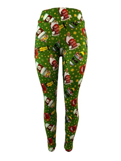Buddy The Elf Hot Chocolate Coffee Cups Leggings