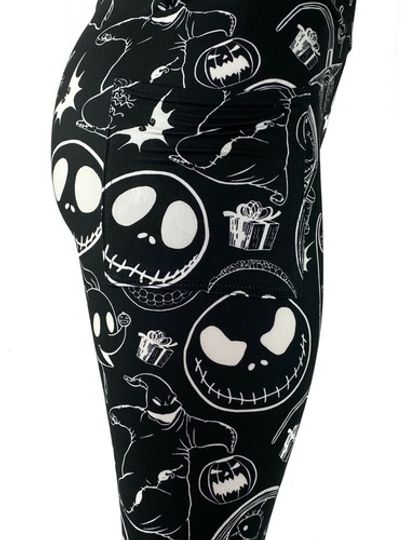 Jack Skellington Oogie Boogie Zero Sally Lock Shock & More Leggings