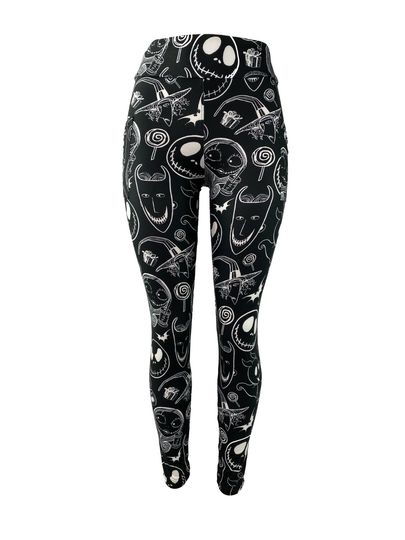 Jack Skellington Oogie Boogie Zero Sally Lock Shock & More Leggings