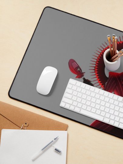 Alastor Hazbin Hotel Desk Mat, Hazbin Hotel Decor