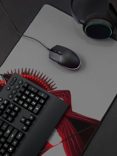 Alastor Hazbin Hotel Desk Mat, Hazbin Hotel Decor