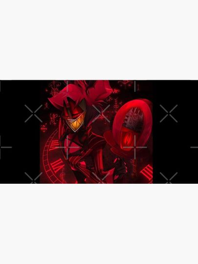 Alastor Hazbin Hotel Desk Mat, Hazbin Hotel Decor