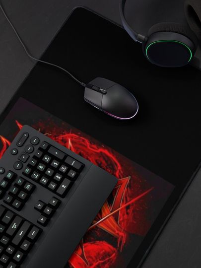 Alastor Hazbin Hotel Desk Mat, Hazbin Hotel Decor