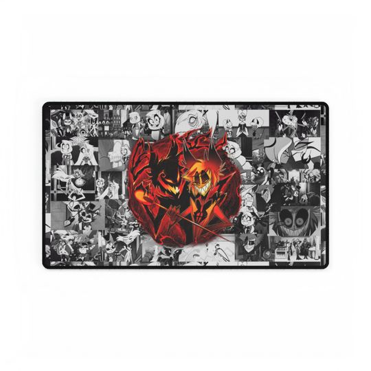 Alastor Hazbin Hotel Desk Mat, Hazbin Hotel Decor