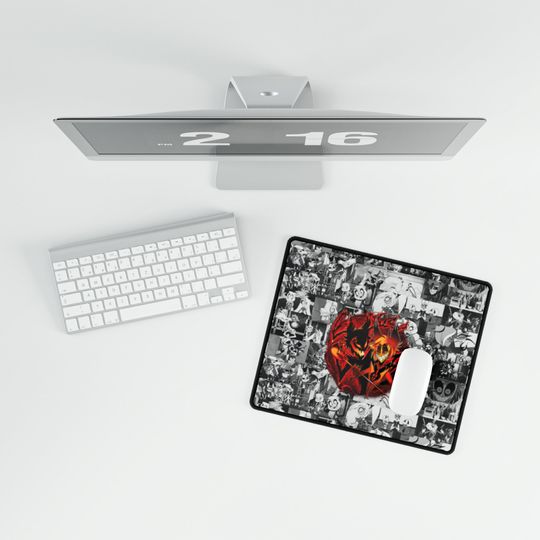 Alastor Hazbin Hotel Desk Mat, Hazbin Hotel Decor