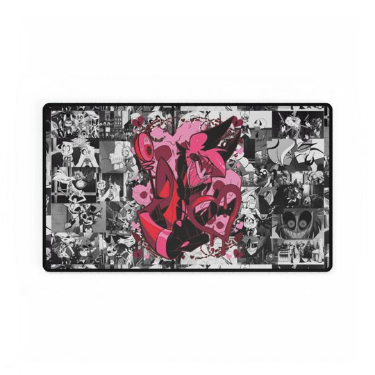 Alastor Hazbin Hotel Desk Mat, Hazbin Hotel Decor