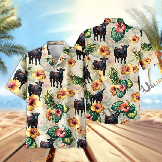 Dexter Hibiscus Pineapple Hawaiian Shirt