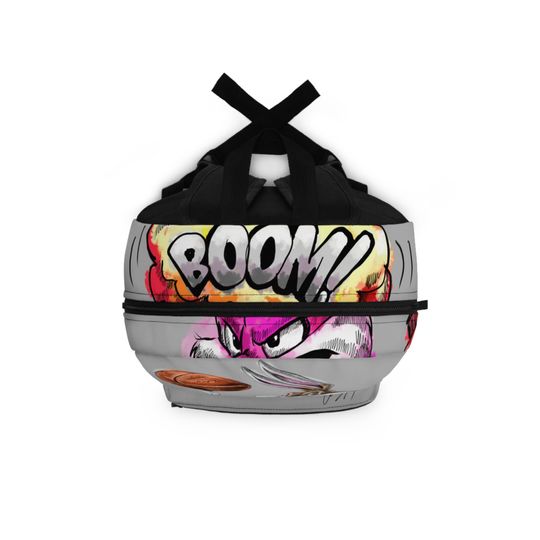Bugs Bunny Gray Kids School Backpack, Basketball Gray Bag