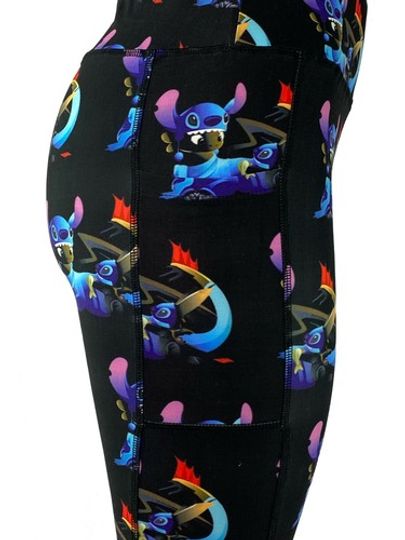 Stitch & Toothless Mashup LEGGINGS