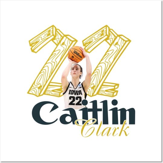 From The Logo 22 Caitlin Clark Poster, Caitlin Clark Poster