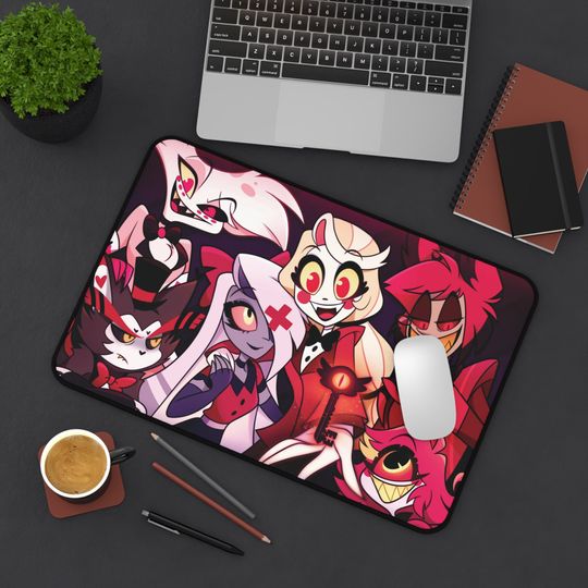 Hazbin Hotel Desk Mat, Hazbin Hotel Decor