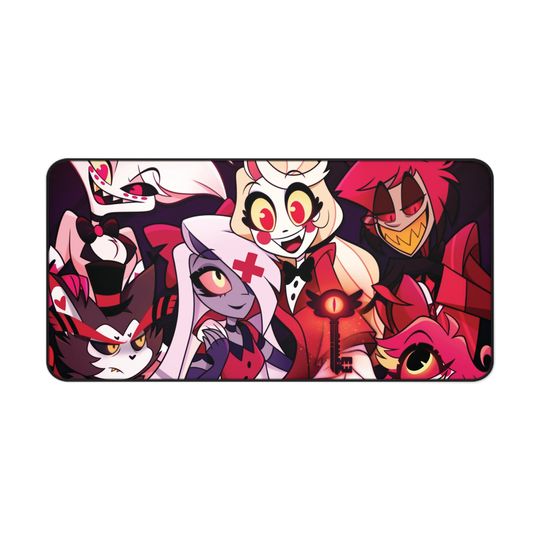 Hazbin Hotel Desk Mat, Hazbin Hotel Decor