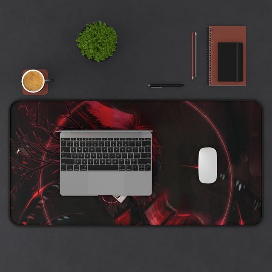 Alastor Hazbin Hotel Desk Mat, Hazbin Hotel Decor