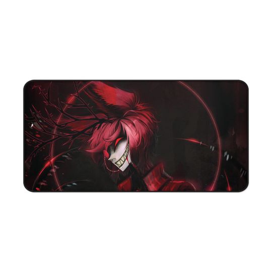 Alastor Hazbin Hotel Desk Mat, Hazbin Hotel Decor