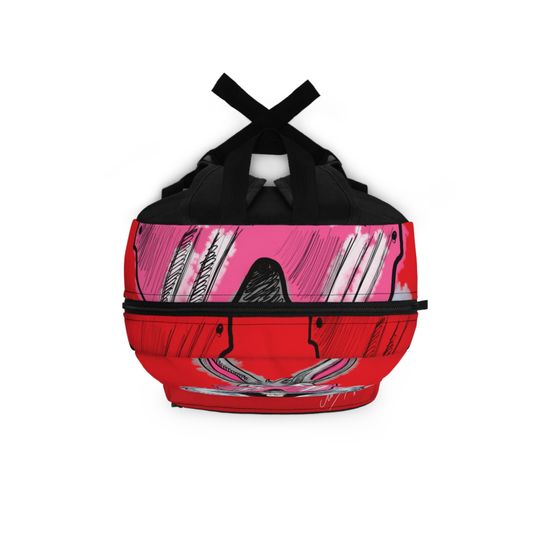 Cool Bugs Bunny Red Gift Backpack, Basketball Gray Bag