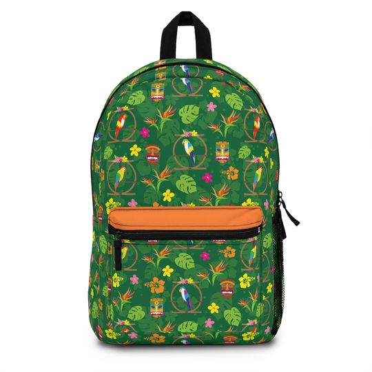 Enchanted Tiki Room Tropical AOP Backpack - Green