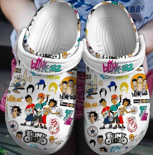 B182 Clog Shoes, B182 Rock Band Clogs Slipper