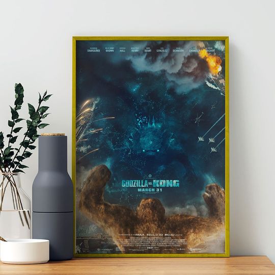 god zilla vs Kong Movie Poster