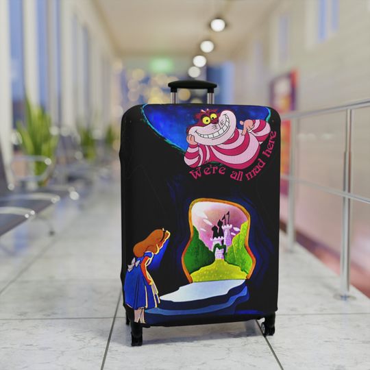 Alice in Wonderland Cheshire cat Luggage Cover