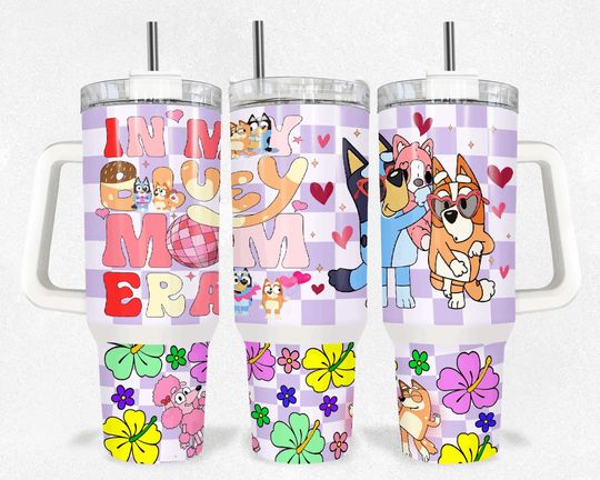 BlueyDad 40 oz tumbler