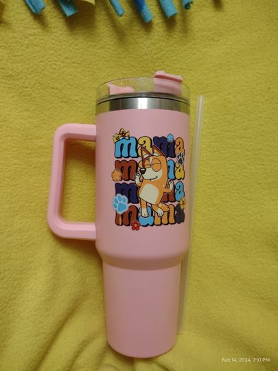BlueyDad mama chilli heeler tumbler