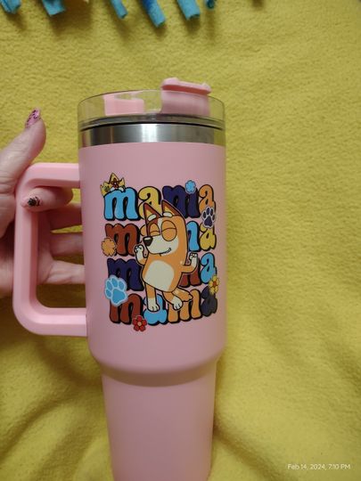 BlueyDad mama chilli heeler tumbler