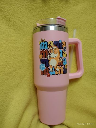 BlueyDad mama chilli heeler tumbler