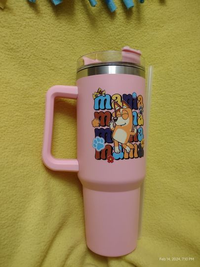 BlueyDad mama chilli heeler tumbler