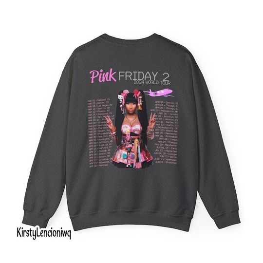 Pink Friday 2 (Nicki Minaj) 2024 Tour Sweatshirt