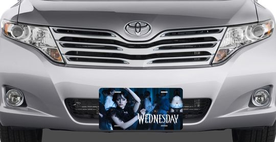 Wednesday Addams Dance License Plate