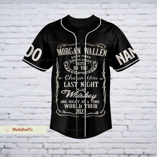 Wallen Western Jersey, Wallen Western Tour Jersey Shirt