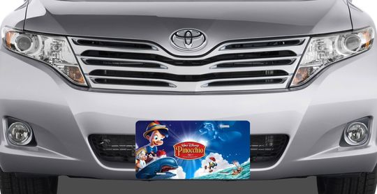 Pinocchio Title Screen - Disney License Plate