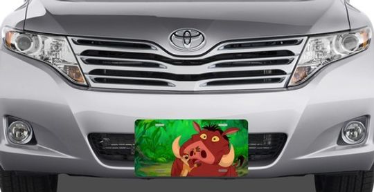 Disney Lion King - Timon and Pumbaa License Plate