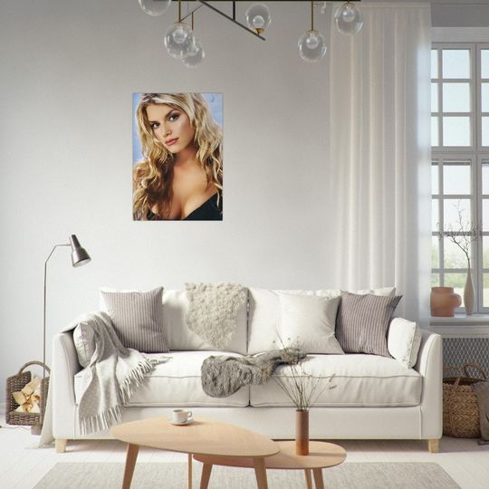 Jessica Simpson's Glamorous Portrait Poster