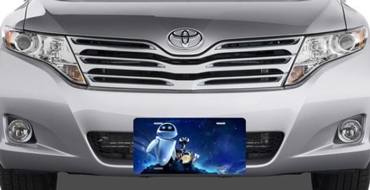 Disney WALL-E & Eva Car License Plate